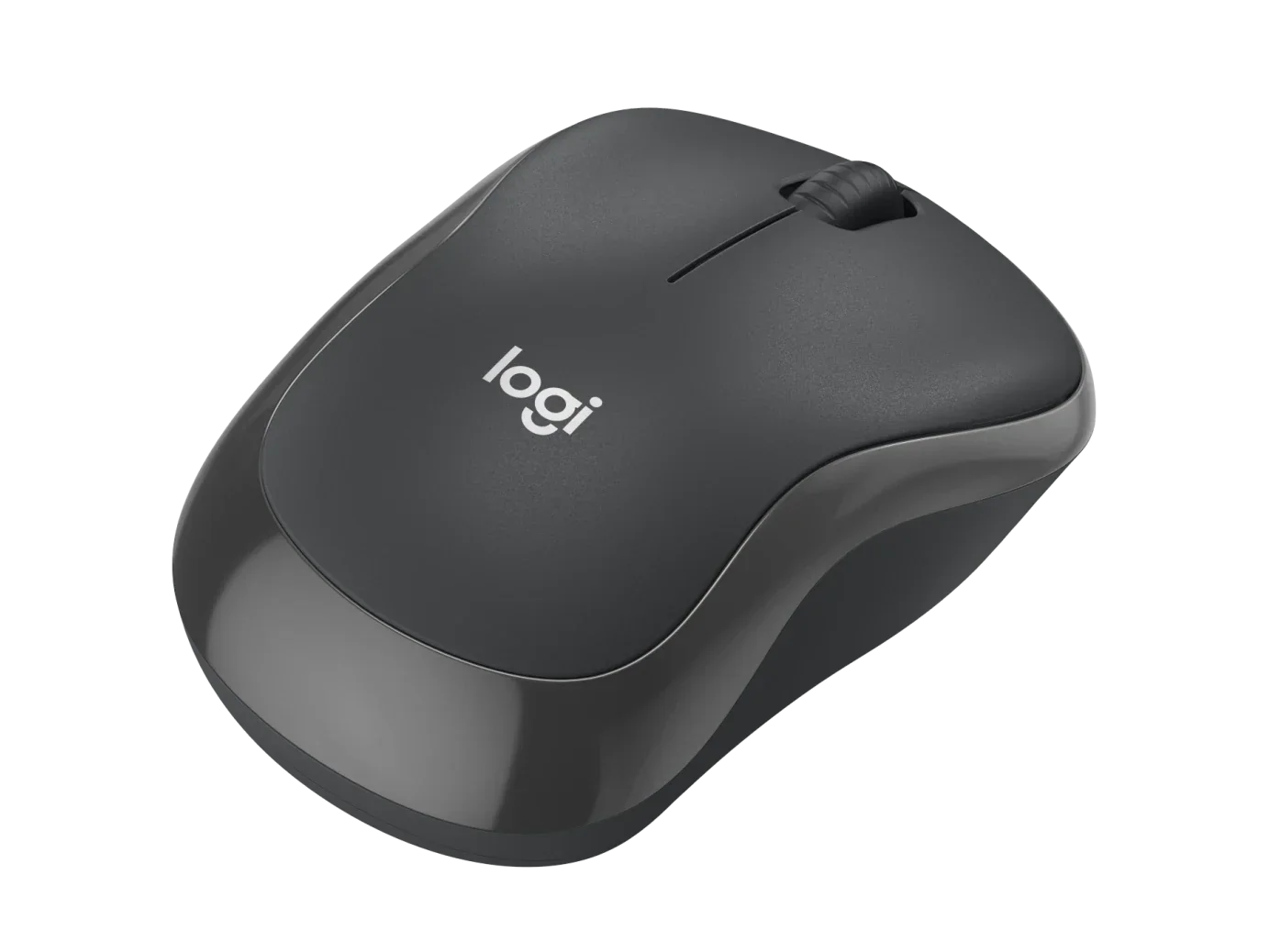 Logitech M240 kablosuz mouse, siyah ergonomik tasarım