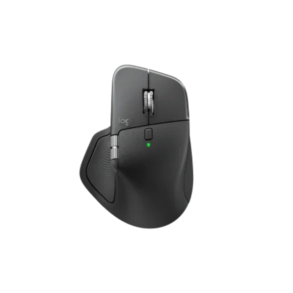 logitech mx master 3s kablosuz siyah mouse önden görünüm