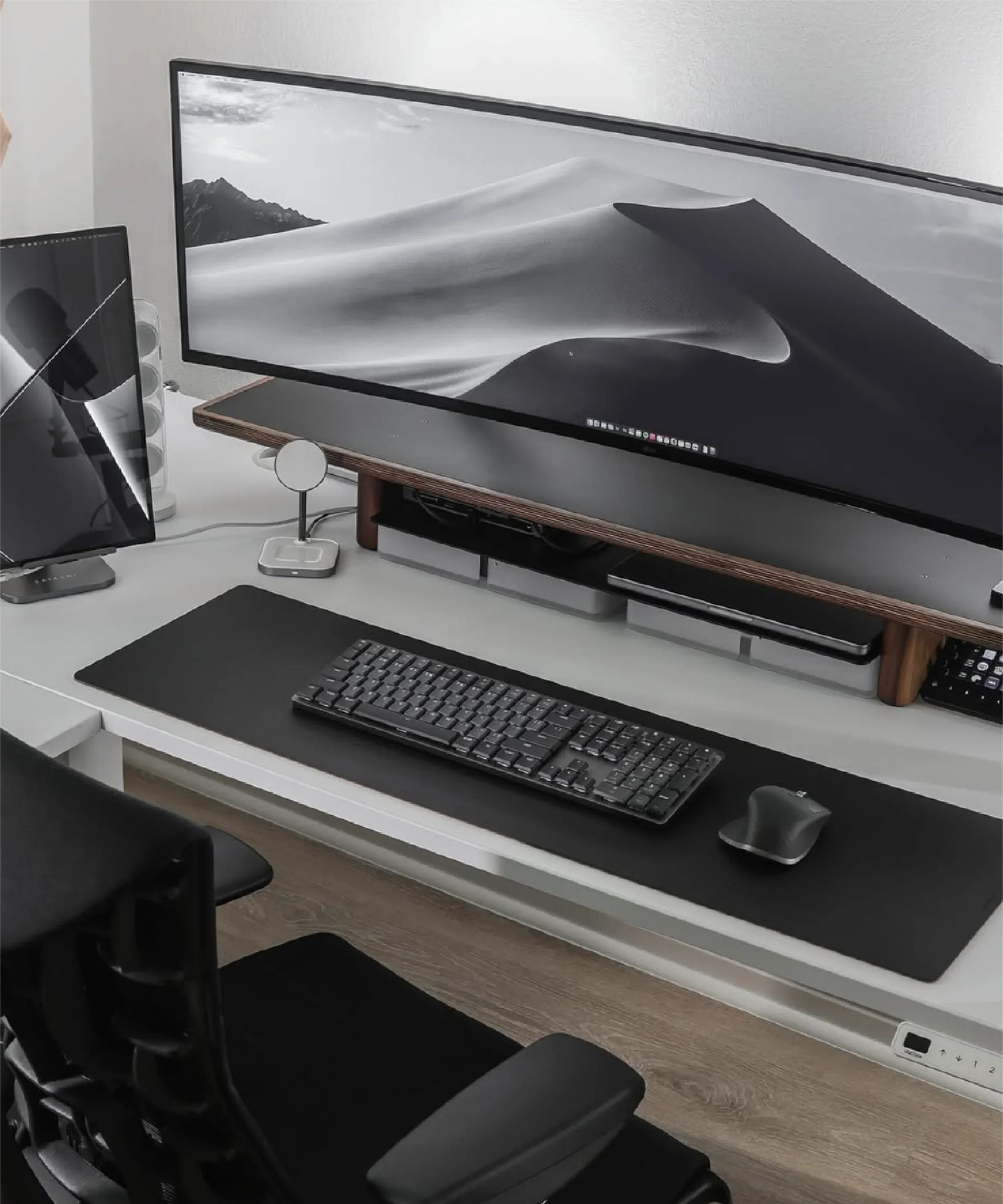 logitech mk850 kablosuz klavye ve mouse modern masaüstü kurulumunda