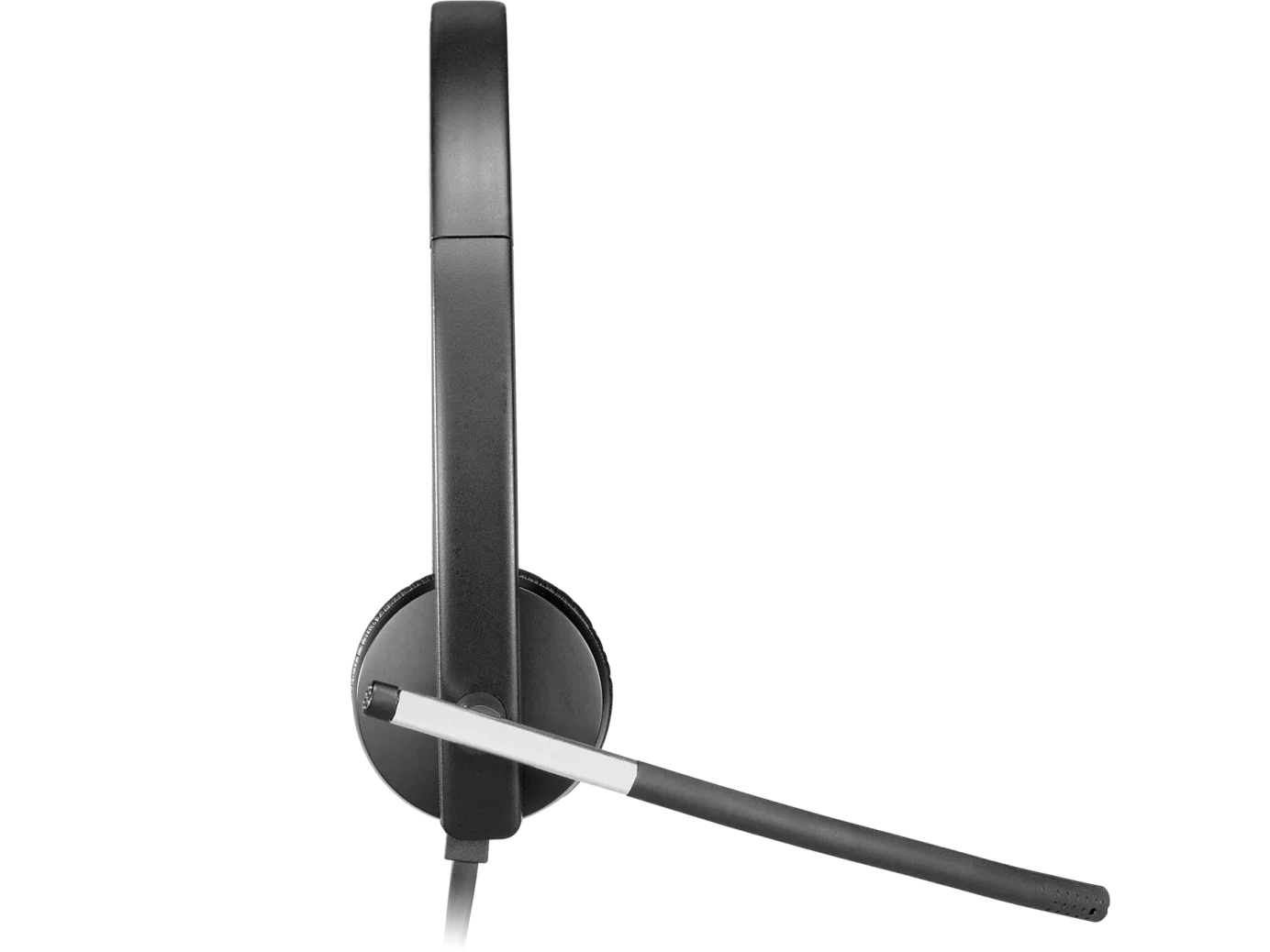 Logitech H650e tek taraflı profesyonel kulaklık yandan görünüm