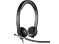 Logitech H650e Stereo kablolu mikrofonlu kulaklık, mikrofonlu siyah headset