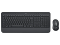 mk650 signature combo klavye ve mouse seti, siyah renkli, üstten görünüm