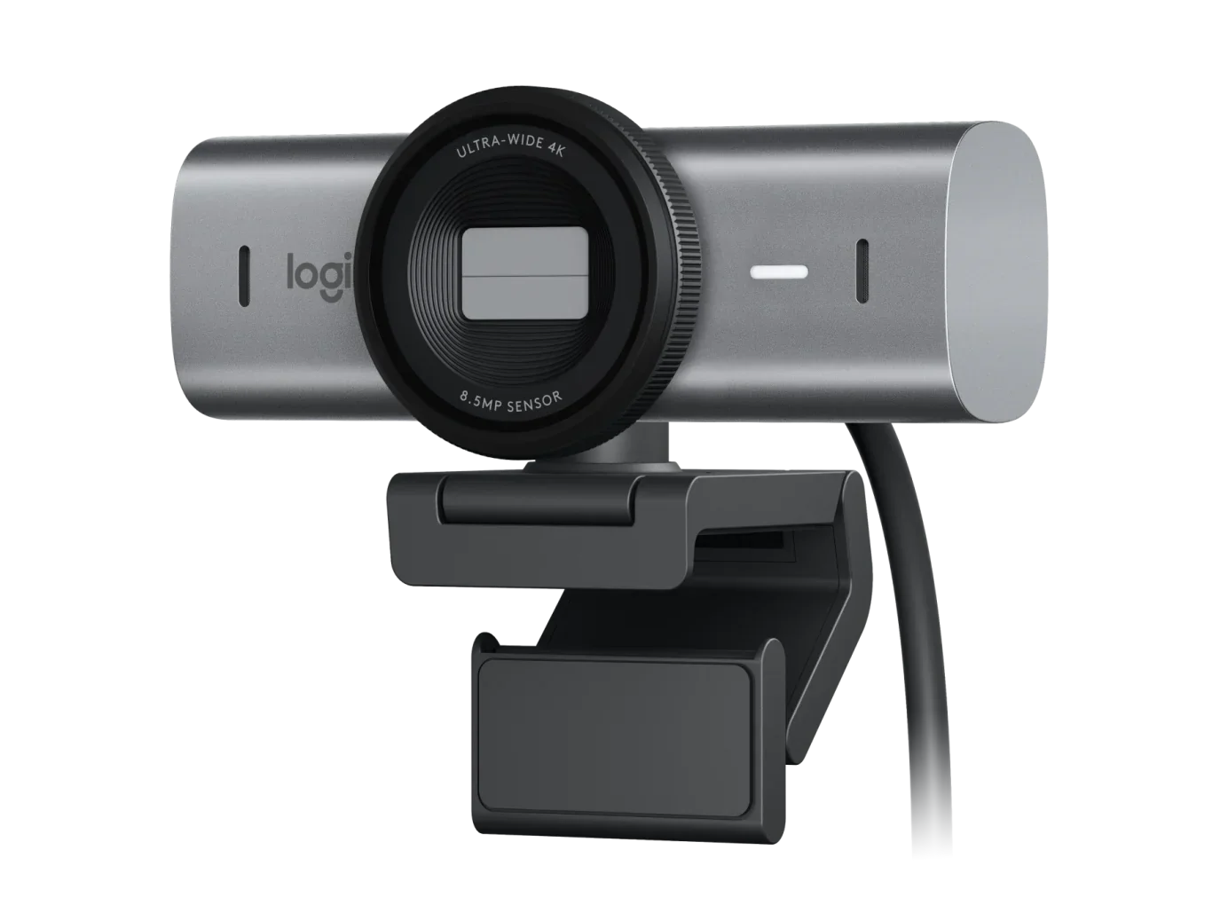 mx brio 705 for business 4K webcam, gümüş renk, masaüstü montajlı